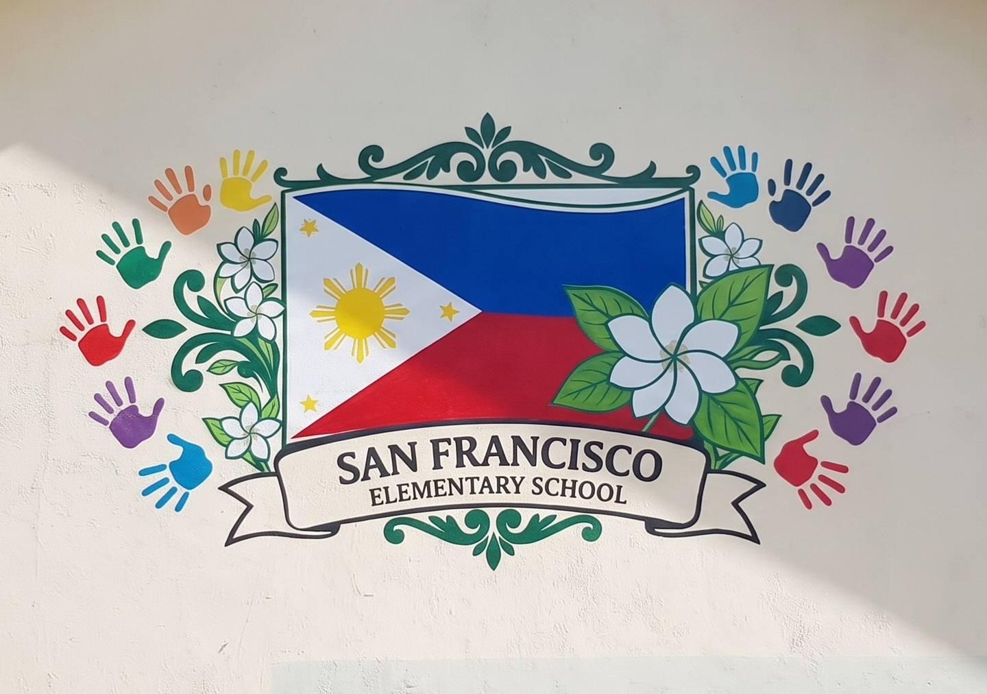 San Francisco Elementary School wall mural
